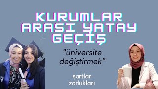 YATAY GEÇİŞ İLE ÜNİVERSİTE DEĞİŞTİRMEK HAKKINDA HER ŞEY  KURUMLAR ARASI YATAY GEÇİŞ YAPMAK [upl. by Coralyn]