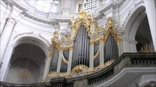 J S Bach Katholische Hofkirche Dresden [upl. by Llerdnam]