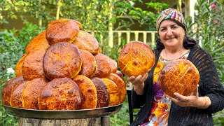 Karabakh Sweet Bread Traditional Dessert of Azerbaijani Cuisine Aromatic and Delicious [upl. by Adyht]