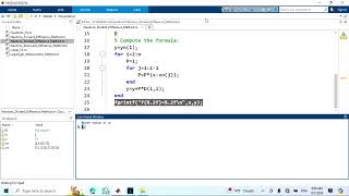 Newtons Divided Difference Interpolation Formula Using MatLab [upl. by Brunell599]