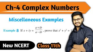 Example 8 miscellaneous Examples Complex Numbers Class 11 Maths CBSE  New NCERT [upl. by Ancalin]