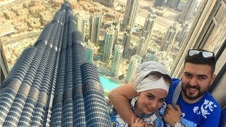 828 Metre  Daha Yükseğe Çıkamazdık  Burj Khalifa Dubai Vlog [upl. by Gan487]