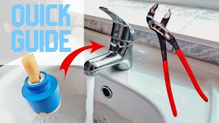 How To Replace A Single Lever Mixer Tap Cartridge in 3 Minutes [upl. by Demitria523]