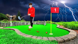 Can We Finish A Mini Golf Course Before The Thunderstorm [upl. by Arakawa]