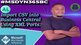 Import Data into Business Central using XML Ports in CSV Format [upl. by Lazaruk]