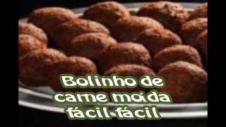 RECEITA DE Bolinho de Carne Moída Fácil Fácil [upl. by Eiramave77]