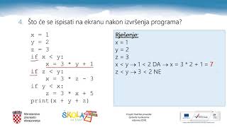 Informatika 1r SŠ  Programiranje u Pythonu  ponavljanje [upl. by Anne-Corinne]