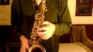 Silvertone Alto Saxwmv [upl. by Nailij]