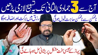 Aj Se 3 Jamad UL Sani Tak Ye Tasbeh Lazmi Padhen  Maulana Abid Bilgrami [upl. by Yauq]