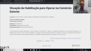 Como habilitar tirar o RADAR SISCOMEX para Importação e Exportação [upl. by Hynes]