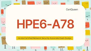 Free HPE6A78 Aruba Certified Network Security Associate Exam Dumps [upl. by Colville329]