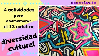 4 ACTIVIDADES para trabajar la DIVERSIDAD CULTURAL con niños  12 DE OCTUBRE PARA NIÑOS 🤸‍♀️ [upl. by Prober]