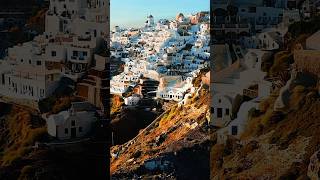 Oia is an iconic Greek town located on Santorini’s north west tip sunset santorini greece [upl. by Ydde]