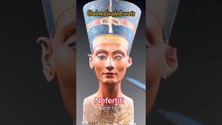 A beleza da Rainha Nefertiti sendo revelada pela tecnologia video shortvideos viral egito short [upl. by Seagrave]