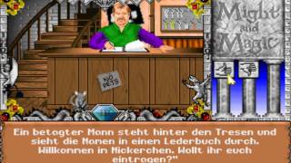 Might and Magic III Isles of Terra MSDOS Intro und Gameplay [upl. by Grewitz]