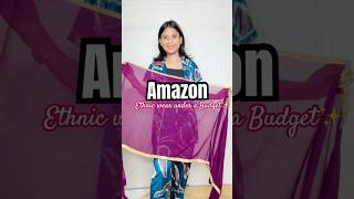 Amazon Ethnic wear under a budget youtubeshorts amazonfinds [upl. by Ahsiket]