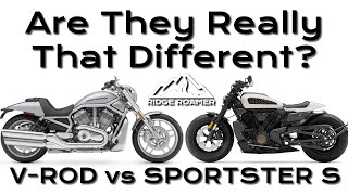 Sportster S versus VRod  The Biggest Difference About 20 Years [upl. by Noman508]