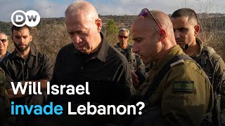 How costly would a ground invasion of southern Lebanon be for Israel  DW News [upl. by Lyrehs]