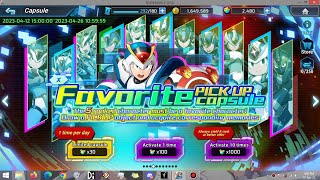 Rockman X Dive Gacha Banner X Favourite Banner PULL THIS BANNER FOR NEW PLAYERS Check Pin [upl. by Nnaylime]