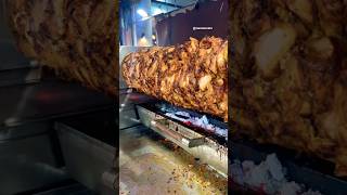 Huge BBQ Chicken Roll Cutting food streetfood rolling bbq chicken huge [upl. by Aicnerolf]