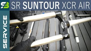 Finally SR Suntour XCR Air LOR Suspension Fork Service FULL Overhaul [upl. by Marieann]