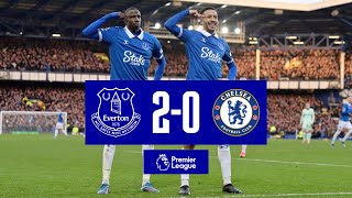 PREMIER LEAGUE HIGHLIGHTS EVERTON 20 CHELSEA [upl. by Chrystel]