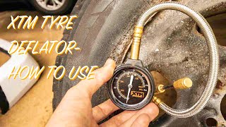 XTM TYRE DEFLATOR HOW TO USE [upl. by Armitage]