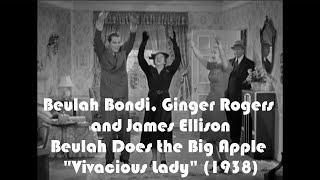 Beulah does the Big Apple  Beulah Bondi Ginger Rogers and James Ellison quotVivacious Ladyquot 1938 [upl. by Fanchette]