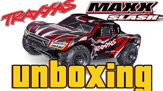 Traxxas Maxx Slash unboxing video [upl. by Eelytsirk]