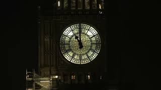 London Big Ben Chimes 11 oclock before start to New Year Celebration of 2022 [upl. by Colb]