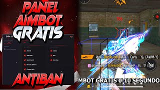 PANEL AIMBOT FREE FIRE GRATIS  100 ANTIBAN PARA CUENTA PRINCIPAL [upl. by Natelson]