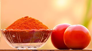 Dry Tomato Powder Recipe  टमाटर का पाउडर रेसिपी  How to make tomato powder [upl. by Rabi]