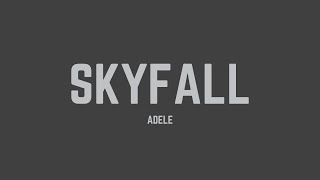 Adele  Skyfall from quotSkyfallquot Lyrics [upl. by Seedman]