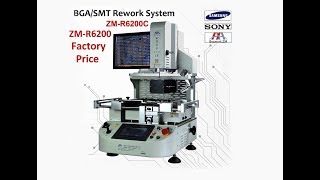 Tutorial Factory Price Seamark ZMR6200 Zhuomao ZM R6200 ZMR6200C Automatic BGA Rework Station [upl. by Atsirak]