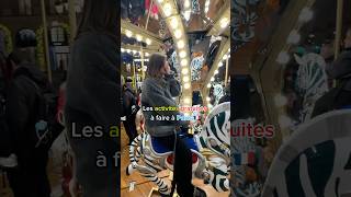 ACTIVITÉ GRATUITE À FAIRE À PARIS  paris manège noel [upl. by Kirbee704]