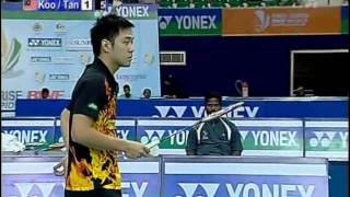 2009 World Championships  MDSF  Jung Jae Sung  Lee Yong Dae vs Koo Kien Keat  Tan  Boon Heong [upl. by Aleinad811]