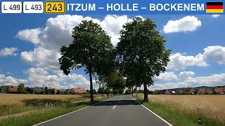 Driving in Germany 🇩🇪 Countryside roads in Landkreis Hildesheim 4K [upl. by Painter]