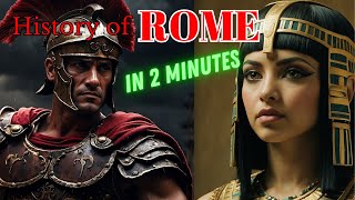 The REAL History of Rome in Two Minutes [upl. by Boylston]