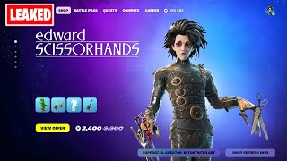 NEW Edward Scissorhands Bundle Fortnite Item Shop [upl. by Lindsley]