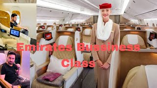 Emirates Boeing 777300ER Business Class  Full Flight Review [upl. by Blount538]