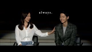 SongSongCouple 송송커플  ALWAYS  Song Joong Ki 송중기 amp Song Hye Kyo 송혜교 [upl. by Malva]