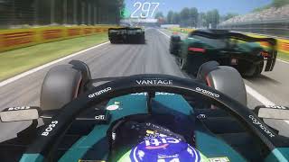 Aston Martin F1 2024 vs Aston Martin Valkyrie AMR Pro at Monza [upl. by Gothurd364]