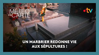 Artisanat  le marbrier qui offre une seconde vie aux sépultures [upl. by Aihsoj]