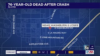 76yearold dead after crash in North Las Vegas [upl. by Weitman106]