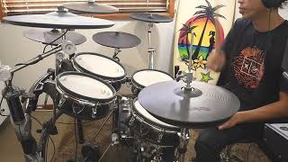 Somewhere in the Middle  Dishwalla drum cover [upl. by Anhsirk]