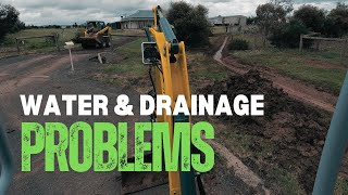 Drainage and driveway maintenance in wet Victoria [upl. by Nnaael]