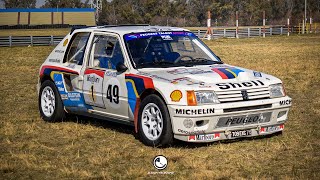 PEUGEOT 205 TURBO 16 GRUPO B EX CARLOS REUTEMANN 1985 [upl. by Taber972]