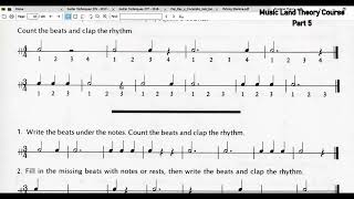 Music Theory Part  5 Dotted Half Note [upl. by Rramel]