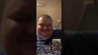 Ian Moore Vs Ginty Part 2 LIVE TikTok 04082021 [upl. by Drice]