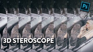 How to do a STEREOSCOPE  Photoshop [upl. by Glaab]